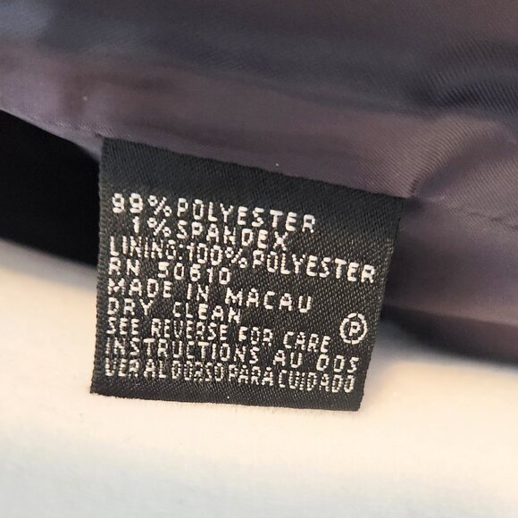 Kasper 2pc Women's Grape Pant Suit Size 14 - Picture 6 of 9